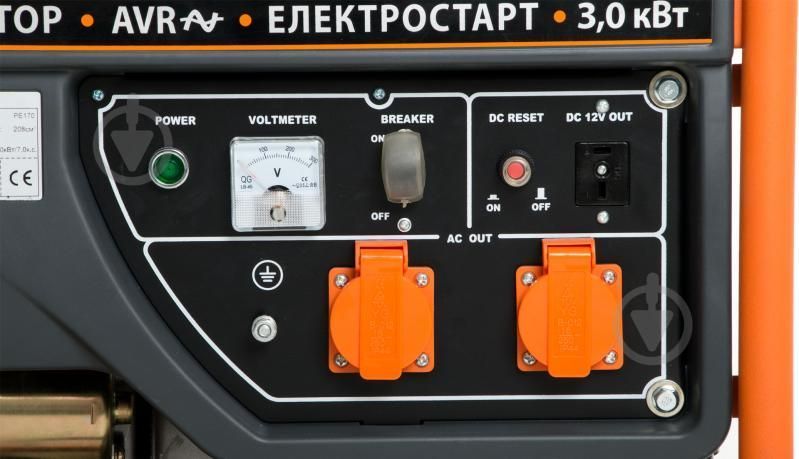 Генератор бензиновий NIK PG3000 (ном 2,6 кВт, макс 3,75 кВА) NIK-PG-3000 фото