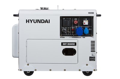 Генератор дизельний Hyundai DHY-8500-SE (ном 6,5 КВт, макс 9 кВА) DHY-8500-SE фото