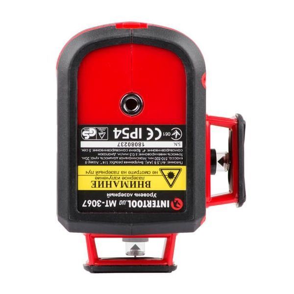 Уровень лазерный 360&deg;, 3 лазерные головки, зеленый лазер INTERTOOL MT-3067 MT-3067 фото