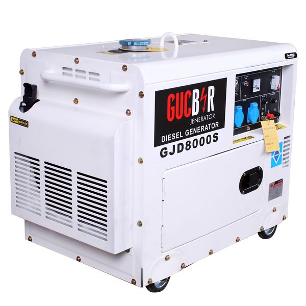 Генератор дизельный Gucbir GJD-8000-S (ном 6 КВт, макс 8.1 кВА) GJD-8000-S фото