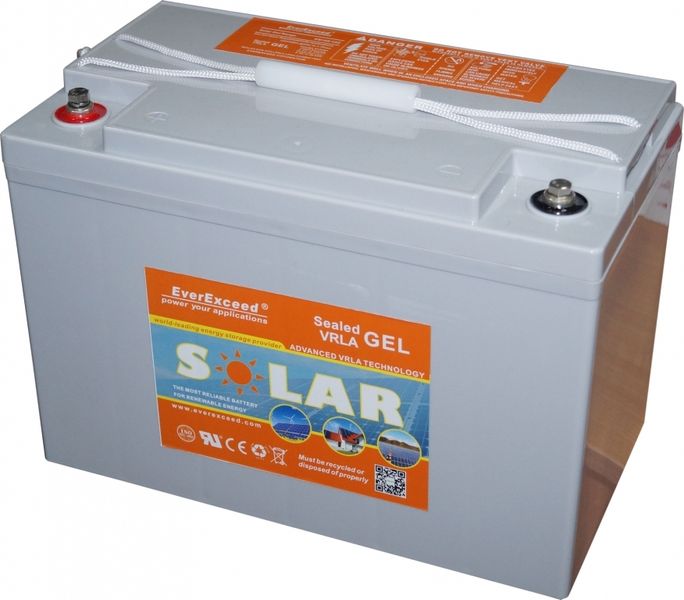 Battery gel EverExceed Solar Gel Range ES80-12G AG-EVEX-ES-8012-G photo
