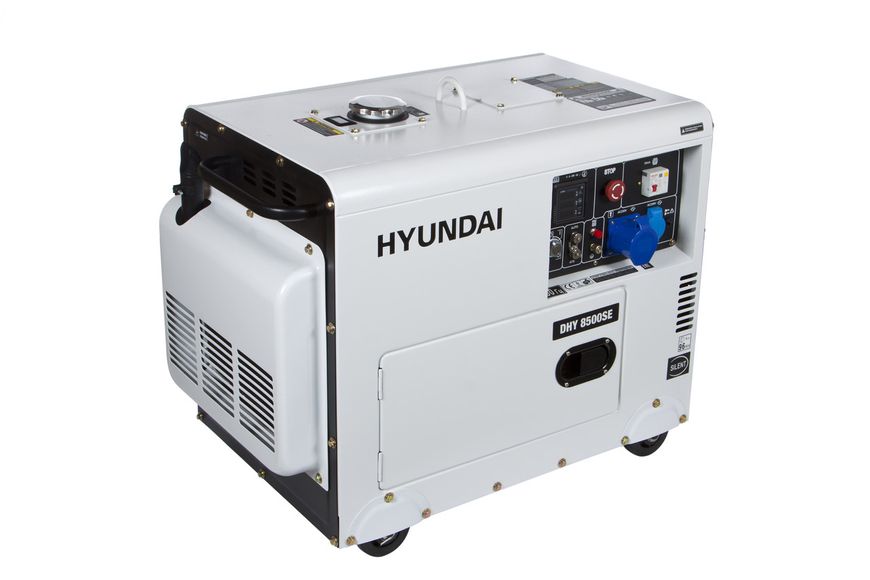 Генератор дизельный Hyundai DHY-8500-SE (ном 6,5 КВт, макс 9 кВА) DHY-8500-SE фото