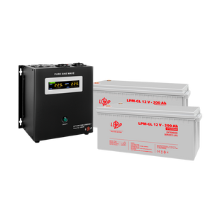 Комплект резервного питания ИБП + гелевая батарея (UPS W2500VA + АКБ GL 4800Wh) lp_22067 фото