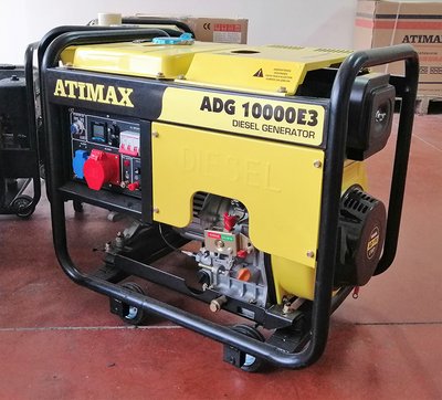 Генератор дизельный Atimax ADG-10000E3 (ном 6,8 КВт, макс 9 кВА) ADG-10000-E3 фото