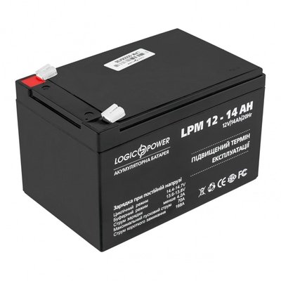 Аккумулятор свинцово-кислотный LogicPower AK-LP4161 12V14Ah (14 А*ч) AK-LP4161 фото