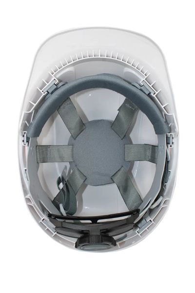 Каска строительная GTM SH-D020 белая усиленная 872319 фото
