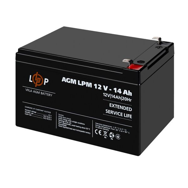 AGM battery LPM 12V - 14 Ah 4161 photo