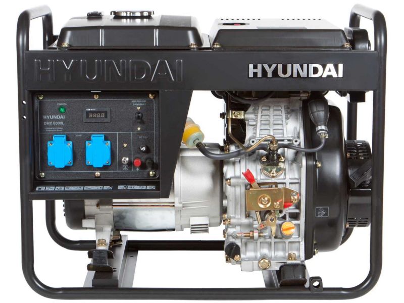Diesel generator Hyundai DHY-6500-L (nom 5 kW, max 6.9 kVA) DHY-6500-L photo