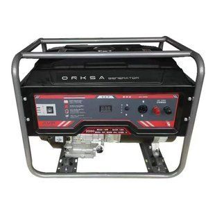 Генератор бензиновий Orksa 4500-E (ном 3 КВт, макс 4,4 кВА) ORK-G-4500-E фото