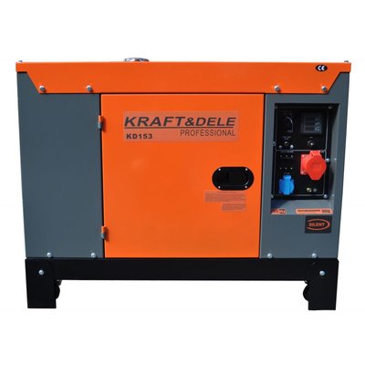 Генератор дизельний Kraft&Dele KD-153 (ном 14 кВт, макс 19,3 кВА) KD-153 фото