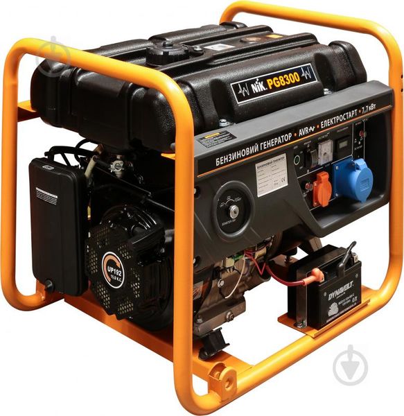 Генератор бензиновий NIK PG8300 (ном 7 кВт, макс 9,6 кВА) NIK-PG-8300 фото