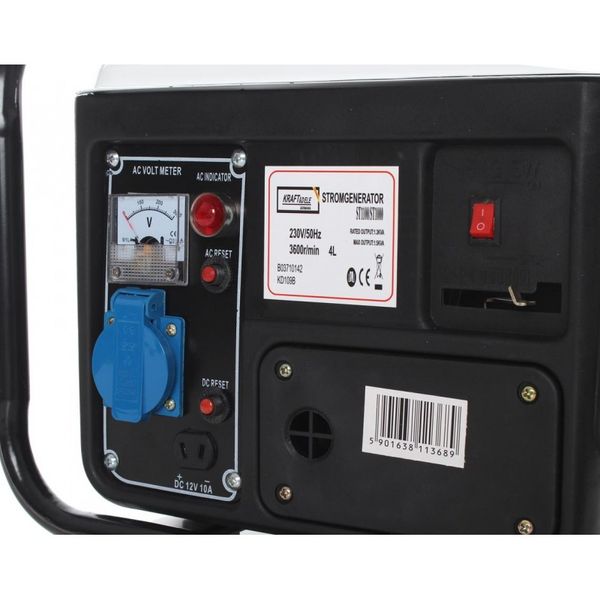 Gasoline generator Kraft & Dele KD109-B (nom 0.8 kW, max 1.5 kVA) KD-109-B photo