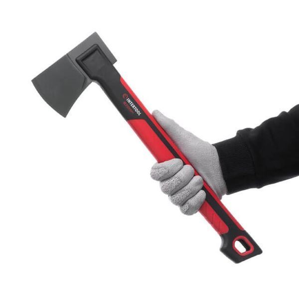 Топор 930 г, ручка из фибергласса, STORM INTERTOOL HT-0292 HT-0292 фото
