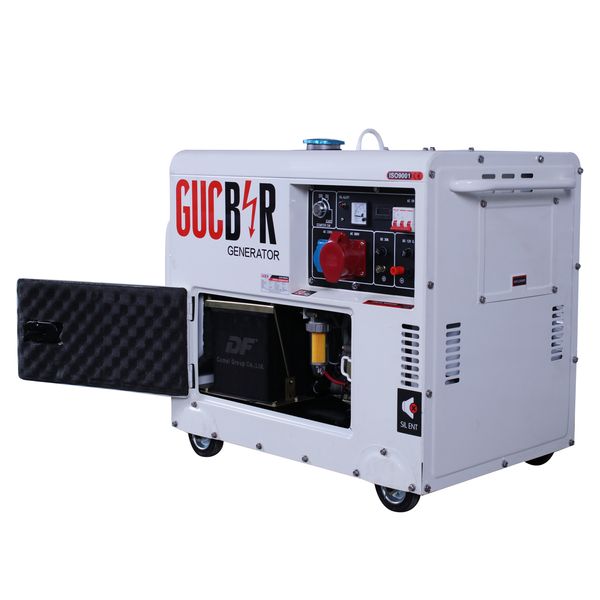 Генератор дизельний Gucbir GJD-8000-S3 (ном 6 КВт, макс 8.1 кВА) GJD-8000-S3 фото
