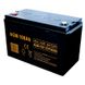 Battery accumulator VOLT POLSKA AGM-100 12 volts 100 amps AGM battery for UPS home uninterruptible power supply when power is cut off lead-acid motorcycle battery for motorcycle for scooter motorcycle VPAGM-12V100AH фото 1