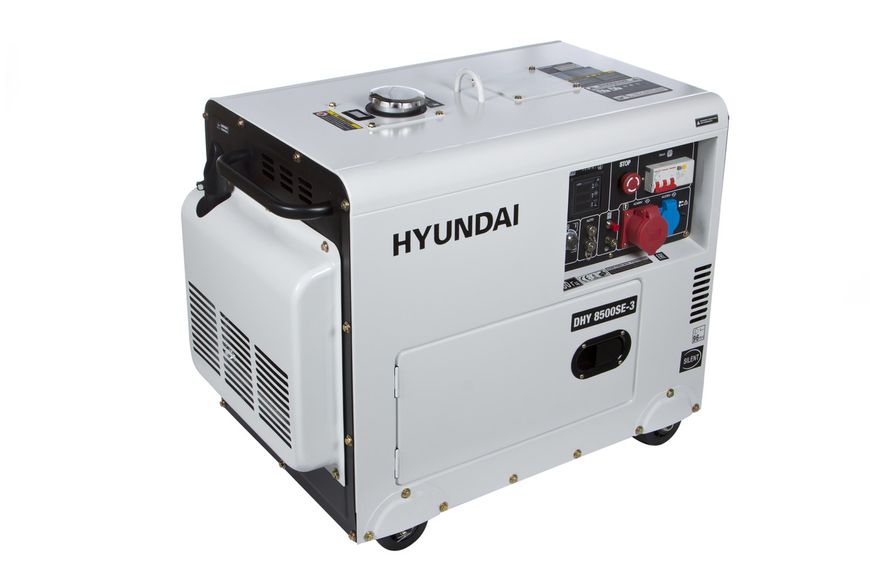 Генератор дизельный Hyundai DHY-8500-SE3 (ном 6,5 КВт, макс 9 кВА) DHY-8500-SE3 фото