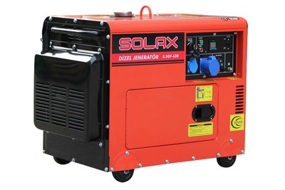 Генератор дизельний SOLAX 8.5-GF-LDE (ном 5,2 КВт, макс 7,1 кВА) 8.5-GF-LDE фото