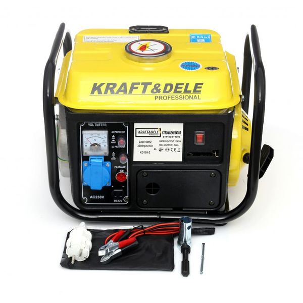 Генератор бензиновий Kraft&Dele KD109-Z (ном 0,8 КВт, макс 1,5 кВА) KD-109-Z фото