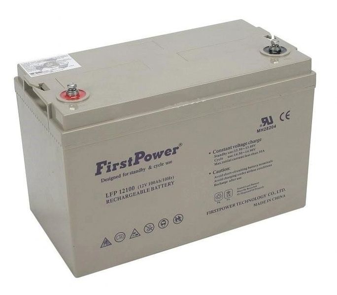 Акумулятор гелевий FirstPower LFP 12100, 12В 100 А*год BT-GM-FE-LFPG-12-100 фото