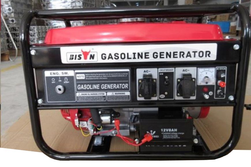 Генератор бензиновий BISON BS2500E GB-BIS-2500-E фото