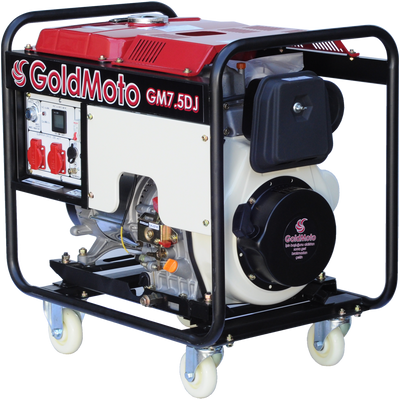 Генератор дизельный GoldMoto GM7.5DJ (ном 5 КВт, макс 6,9 кВА) GM-75-DJ фото