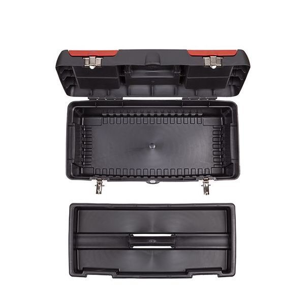 Ящик для інструментів з металевими замками 19" 483*242*240 мм INTERTOOL BX-1019 BX-1019 фото
