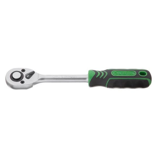 Набор головок 8-19 мм, 1/2", рукоятка с храповым механизмом, 10 ед. INTERTOOL ET-6013 ET-6013 фото