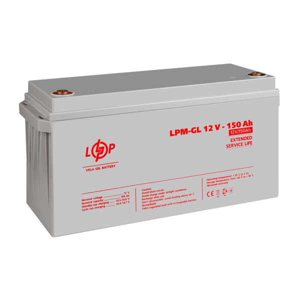 Аккумулятор гелевый LPM-GL 12V - 150 Ah lp_4155 фото