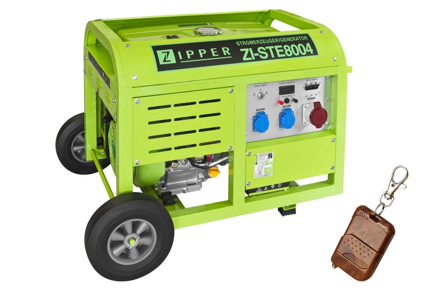 Генератор бензиновый Zipper ZI-STE-8004 (ном 7 КВт, макс 10 кВА) ZI-STE-8004 фото