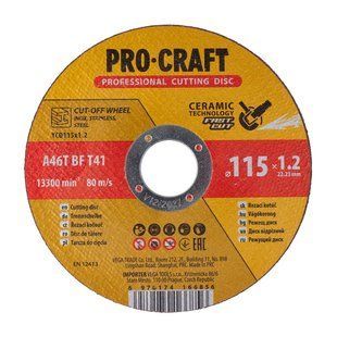 Диск відрізний керамічний Procraft YCD115x1.2 115 мм 1,2 мм 22,2 мм Procraft_YCD1512 фото