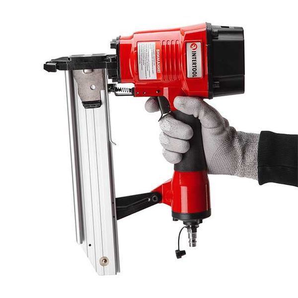 Степлер пневматичний для скоби 10.80*50 мм INTERTOOL PT-1615 PT-1615 фото
