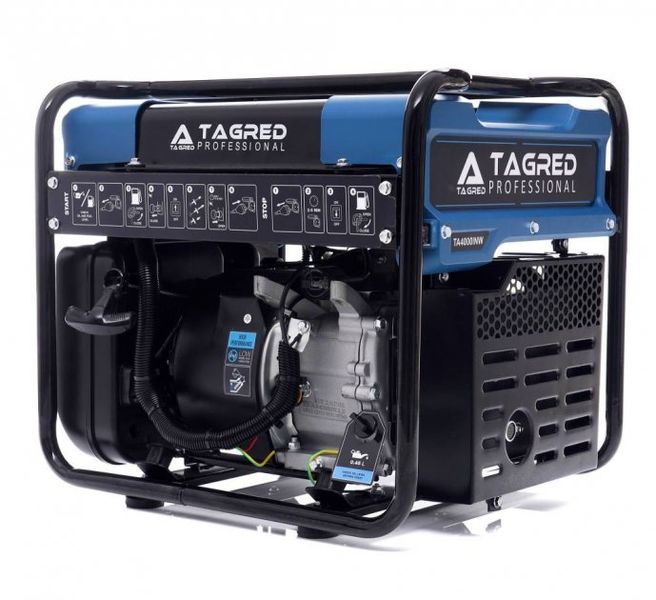 Генератор бензиновий TAGRED TA-4000-INW (ном 3,50 КВт, макс 5 кВА) TA-4000-INW фото