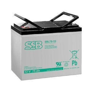 Акумуляторна мультигелева батарея SSB AGM (75 А*год) SSB-AGM-SBL12-75 фото