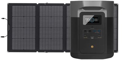 Сонячний генератор EcoFlow DELTA Max(1600) + 220W Solar Panel SG-EFD-1600-220 фото