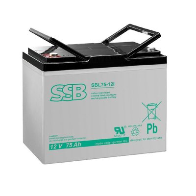 Rechargeable multi-gel battery SSB AGM (75 Ah) SSB-AGM-SBL12-75 photo