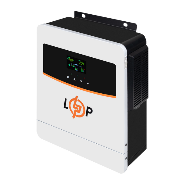 Гібридний сонячний інвертор (ДБЖ) LPW-HY-1000VA (1000Вт) 12V 40A MPPT 20-150V OFF GRID lp_30589 фото