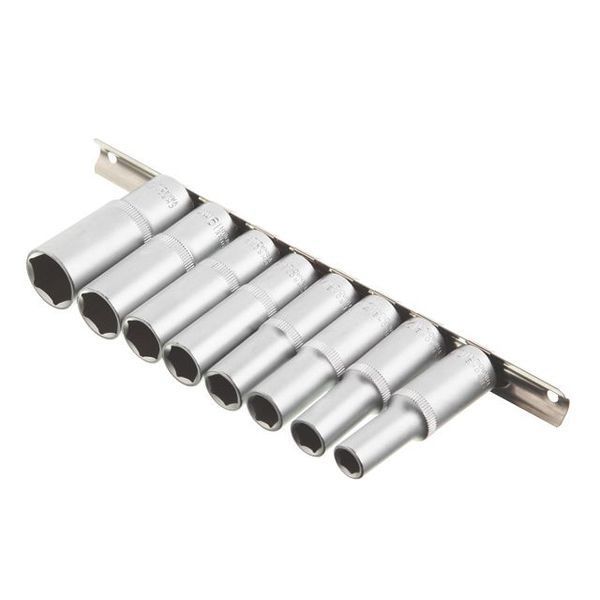 Набор удлиненных головок на планке 10-22, 1/2", 8 ед. INTERTOOL ET-6009 ET-6009 фото