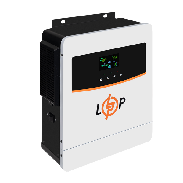 Гібридний сонячний інвертор (ДБЖ) LPW-HY-1000VA (1000Вт) 12V 40A MPPT 20-150V OFF GRID lp_30589 фото