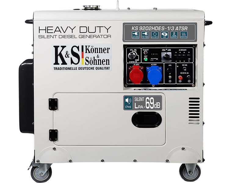 Diesel generator Konner & Sohnen KS-9202-HDES-1/3-ATSR (rated 5.6 kW, max 7.5 kVA) KS-9202-HDES-1/3-ATSR photo