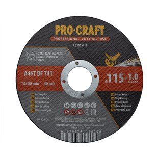 Диск отрезной Procraft CD115x1.0 115 мм 1,0 мм 22,2 мм Procraft_011510 фото