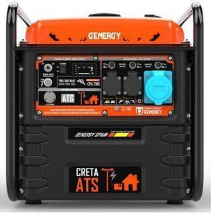 Генератор бензиновый GENERGY CRETA ATS (ном 7,2 КВт, макс 9,4 кВА) GENERGY-CRETA-ATS-75 фото