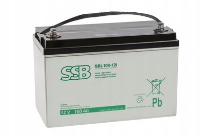 Rechargeable multi-gel battery SSB AGM (100 Ah) SSB-AGM-SBL12-100 photo