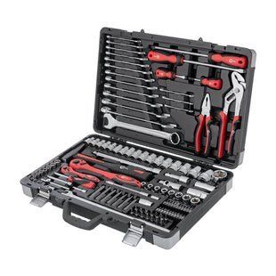 Профессиональный набор инструментов 1/4", 1/2",&nbsp;119 ед., Cr-V INTERTOOL ET-7119 ET-7119 фото