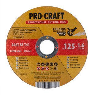 Диск відрізний керамічний Procraft YCD125x1.6 125 мм 1,6 мм 22,2 мм Procraft_YCD2516 фото