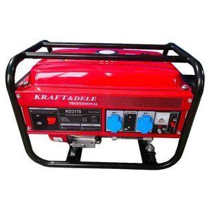 Генератор бензиновый Kraft&Dele KD-3170 (ном 3,3 кВт, макс 4,4 кВА) KD-3170 фото