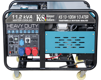 Diesel generator Konner & Sohnen KS-13-1DEW-1/3-ATSR (rated 8.5 kW, max 11.2 kVA) KS-13-1DEW-1/3-ATSR photo
