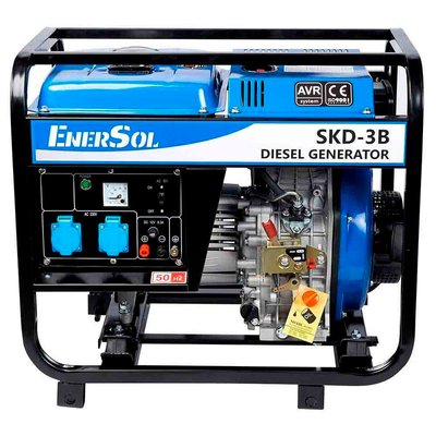 Генератор дизельный EnerSol SKD-3B (ном 2,8 кВт, макс 3,8 кВА) SKD-3-B фото