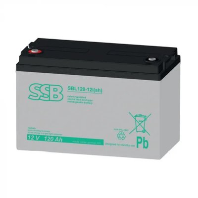 Rechargeable multi-gel battery SSB AGM (120 Ah) SSB-AGM-SBL12-120 photo