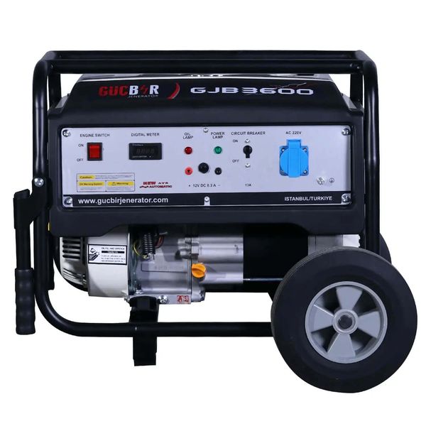 Генератор бензиновый Gucbir GJB-3600-E (ном 2.8 КВт, макс 3,75 кВА) GJB-3600-E фото