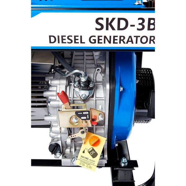 Генератор дизельний EnerSol SKD-3B (ном 2,8 КВт, макс 3,8 кВА) SKD-3-B фото